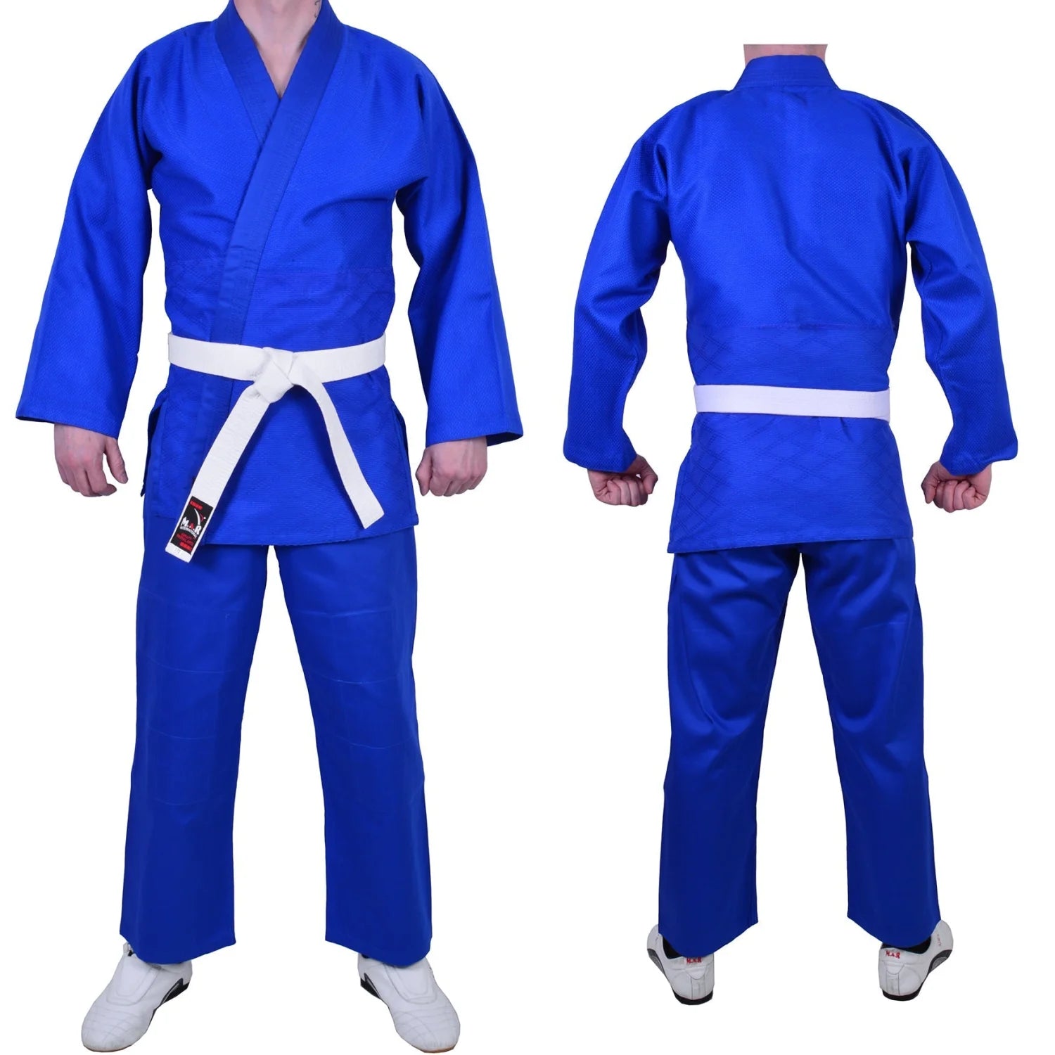 MAR-024A | Lightweight Blue Judo/Jiu-Jitsu Uniform for Beginner Students + FREE BELT - Uniforms