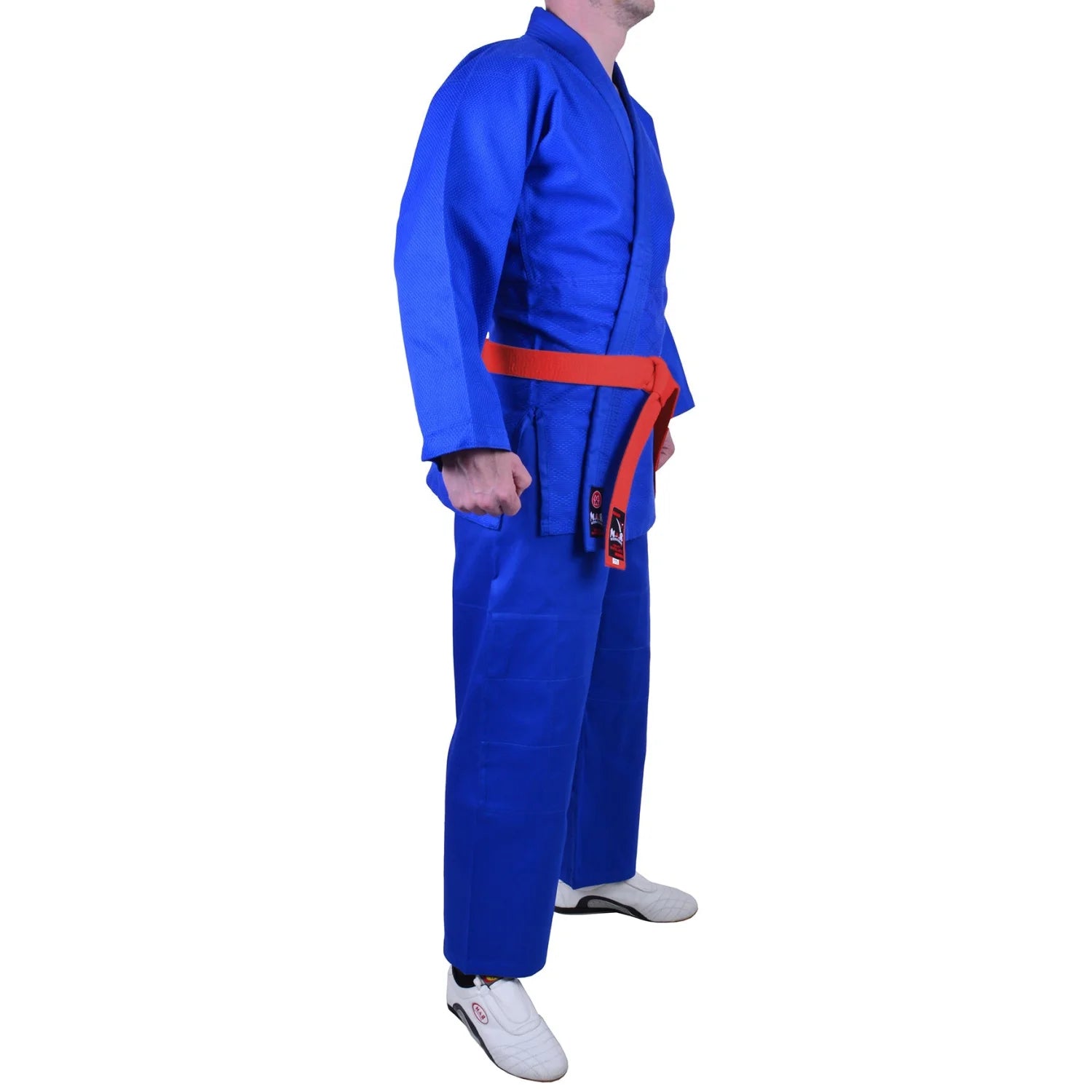 MAR-026A | Mediumweight Blue Judo Uniform For Intermediate Students + FREE BELT - Uniforms