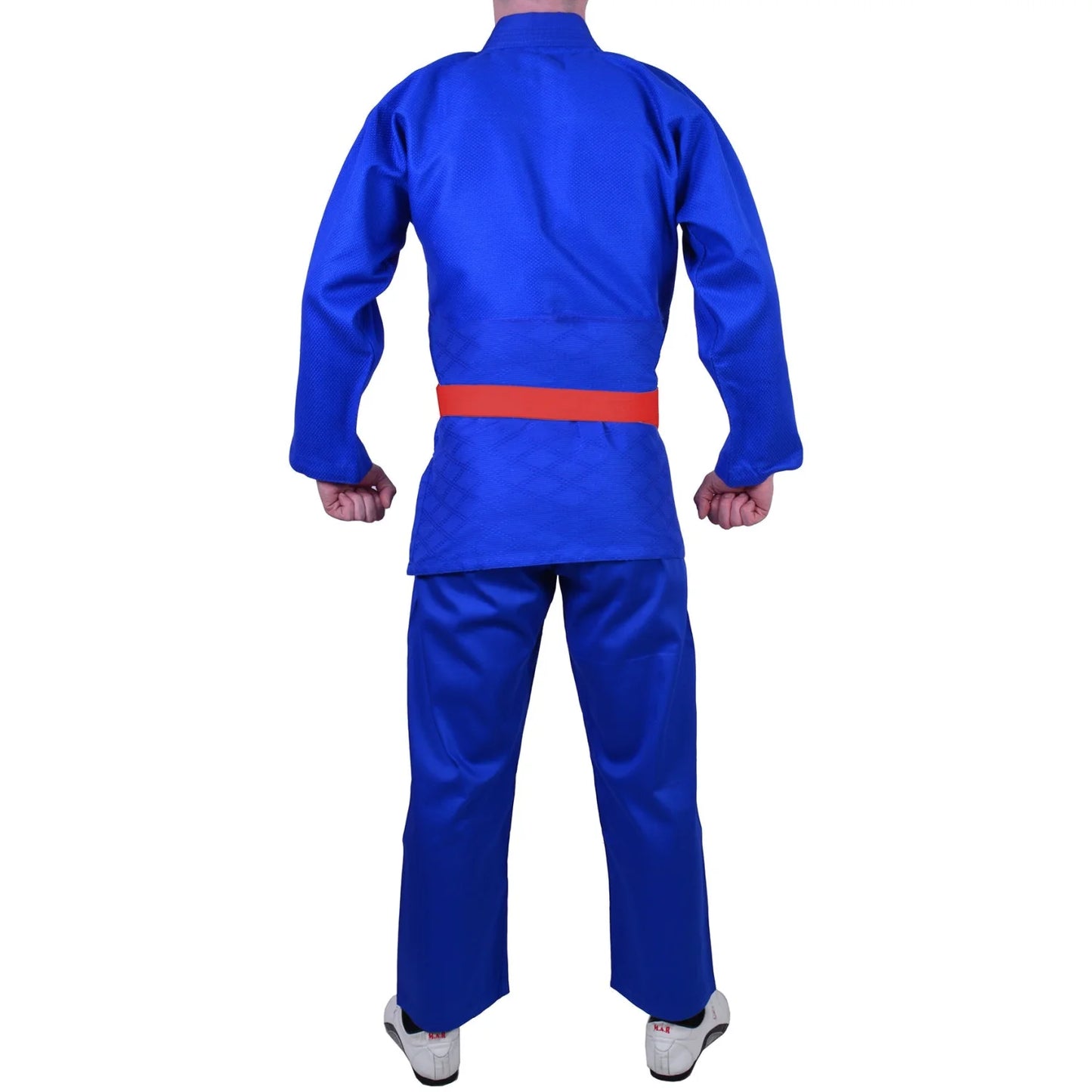 MAR-026A | Mediumweight Blue Judo Uniform For Intermediate Students + FREE BELT - Uniforms