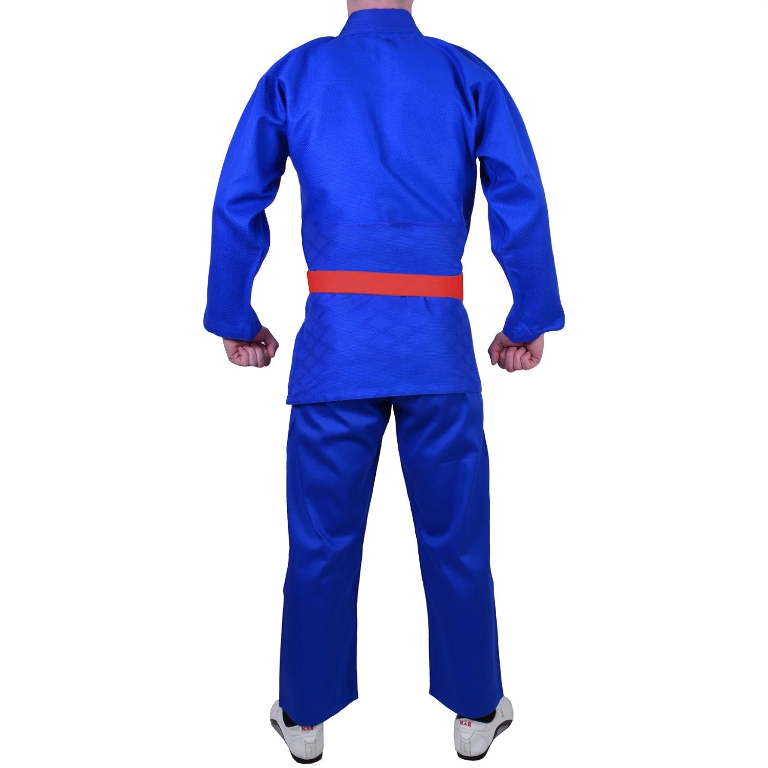 MAR-026A | Mediumweight Blue Judo Uniform For Intermediate Students + FREE BELT - Uniforms