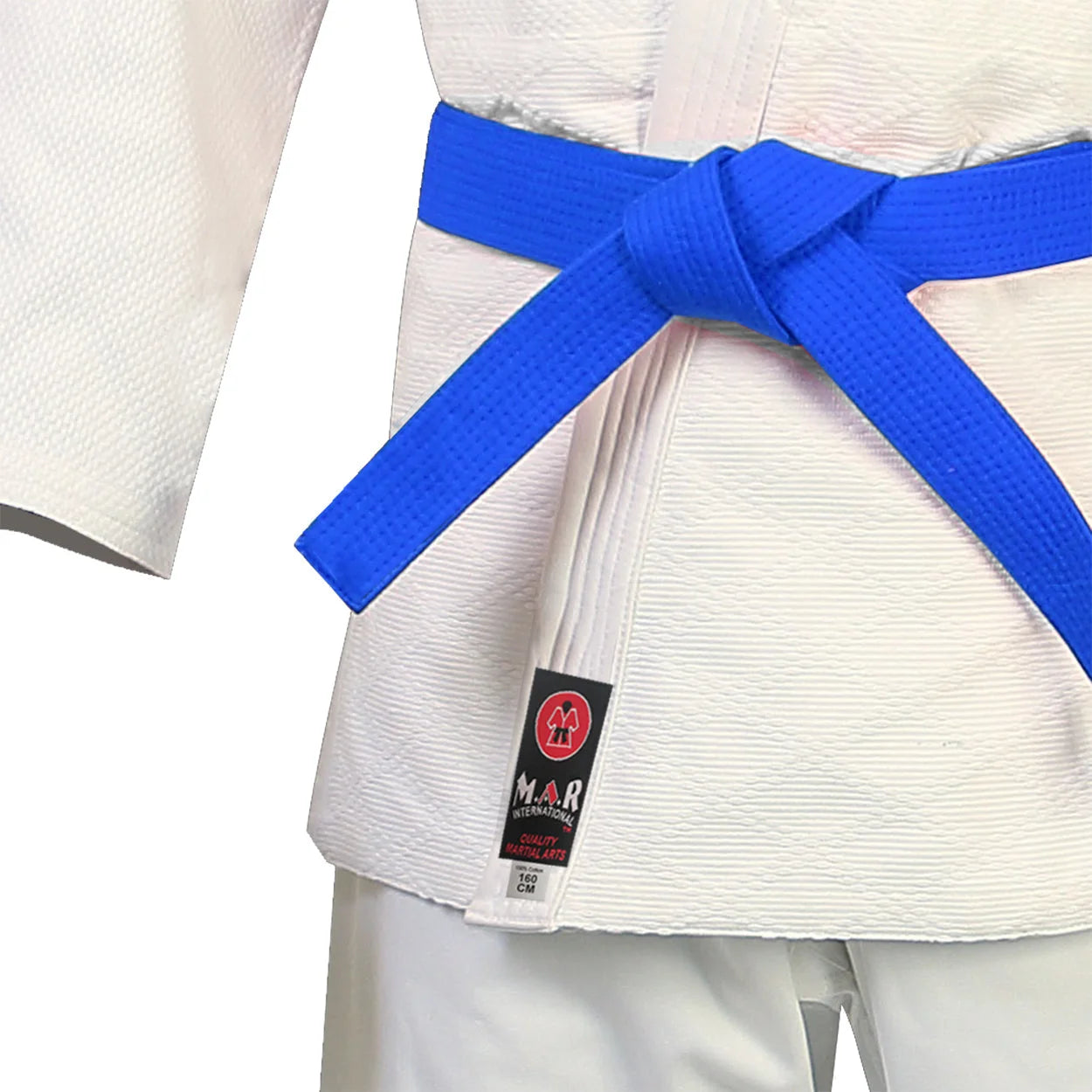 MAR-027 | White Great Britain Styled Judo/Jiu-Jitsu Competition Uniform + FREE BELT - Uniforms