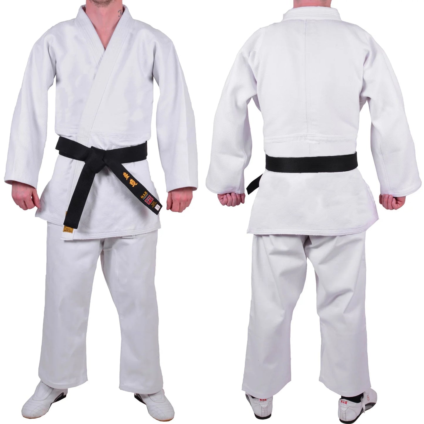 MAR-028 | White Judo Double Weaved Uniform - Uniforms