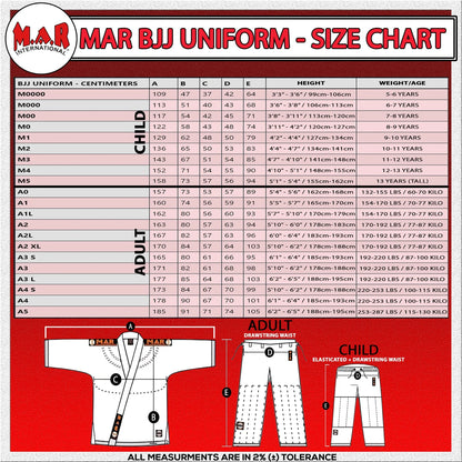 MAR-031D | White BJJ Trousers - Trousers