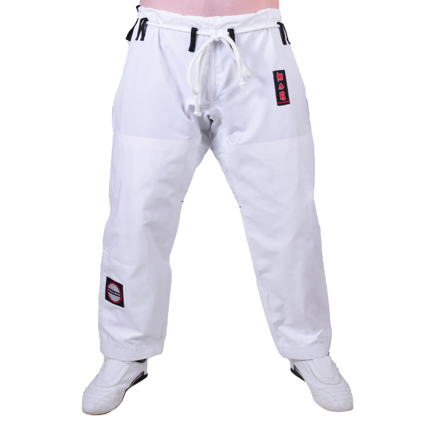 MAR-031D | White BJJ Trousers - Trousers