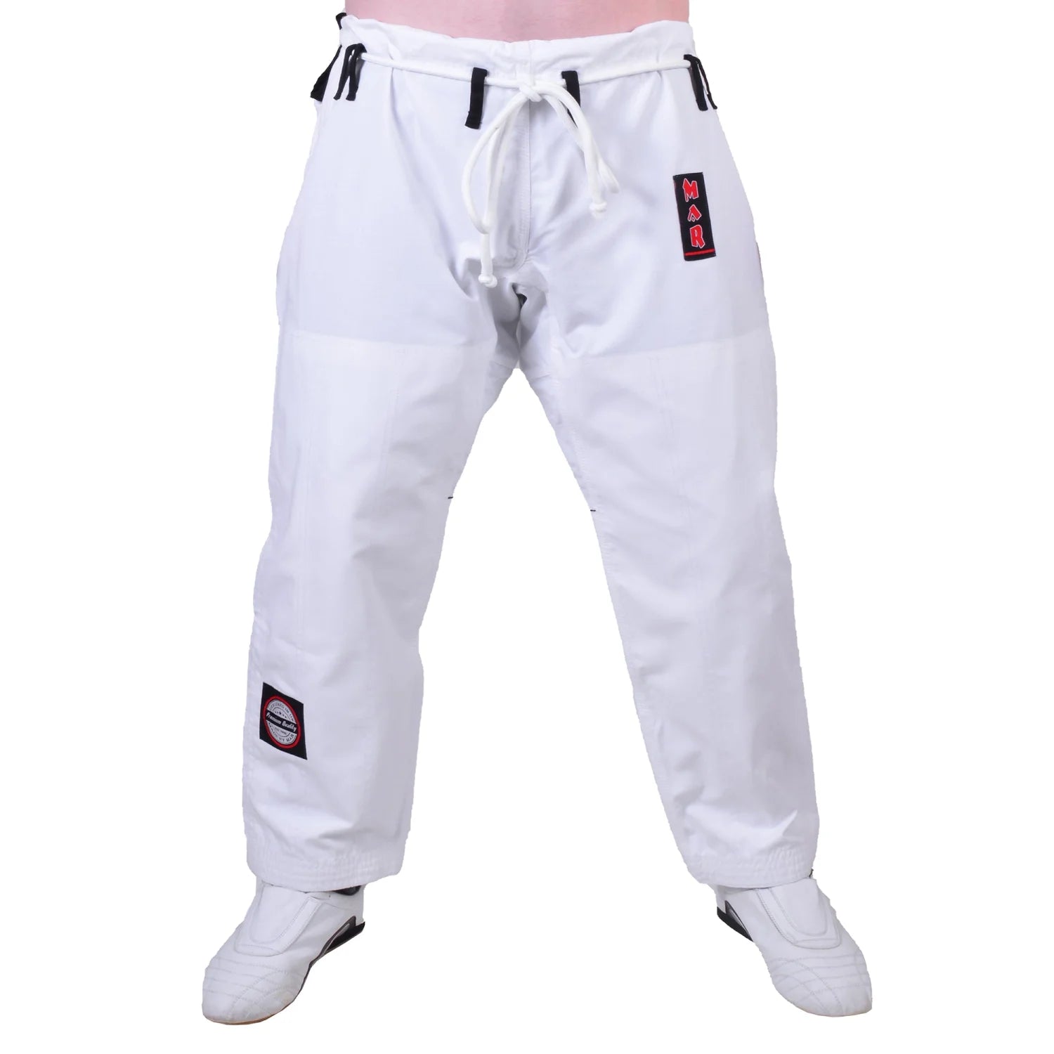 MAR-031D | White BJJ Trousers - Trousers