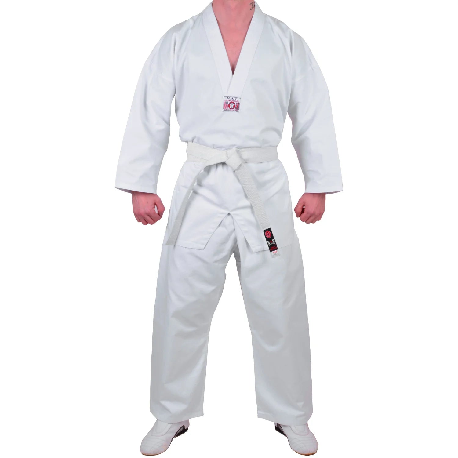 MAR-038A | WT Taekwondo Student Uniform for Students + FREE BELT - Uniforms