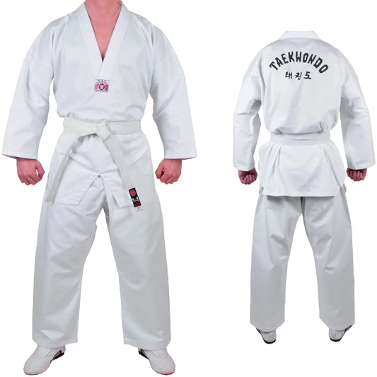 MAR-038A | WT Taekwondo Student Uniform for Students + FREE BELT - Uniforms
