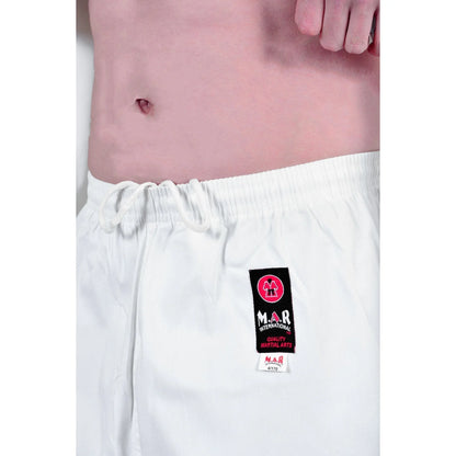 MAR-039 | White ITF Taekwondo Student Uniform + FREE BELT - Uniforms