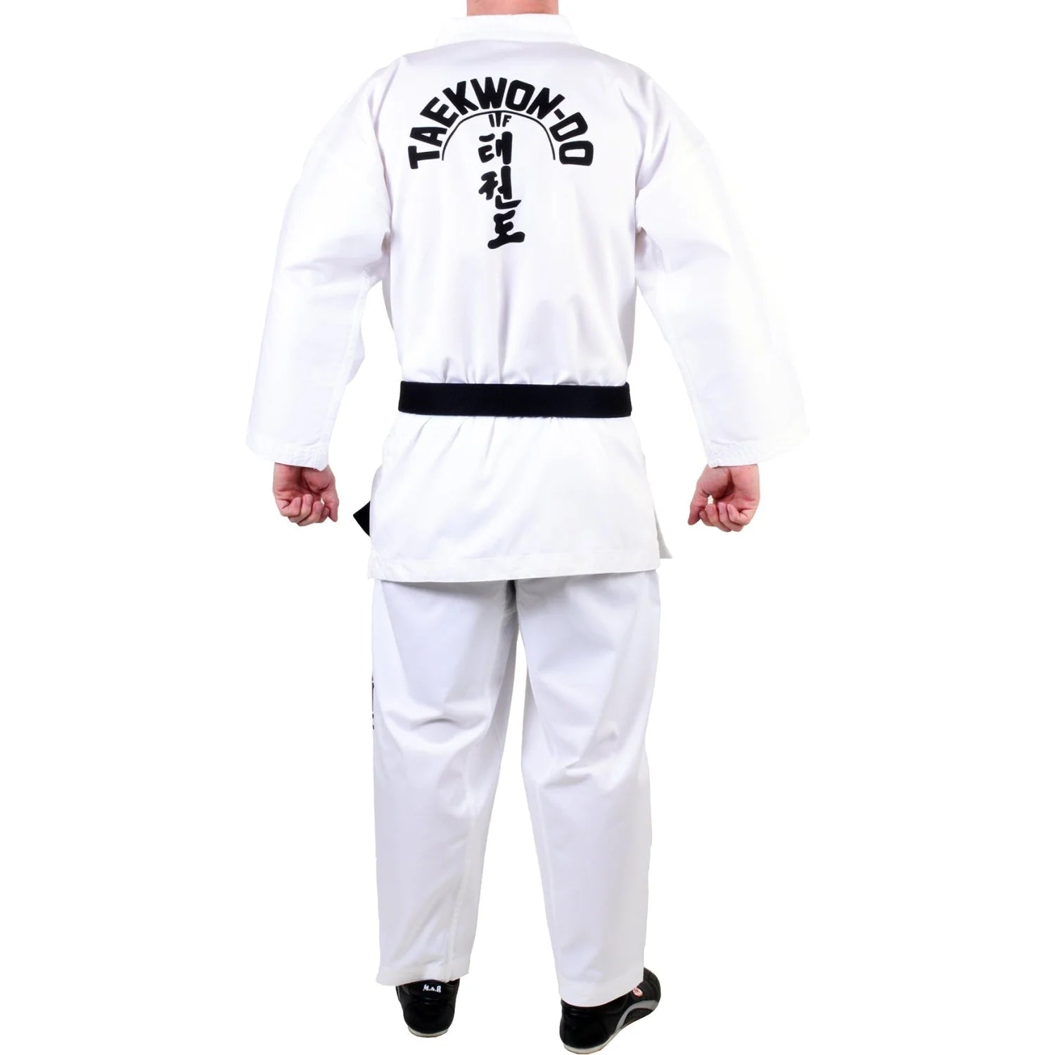 MAR-039 | White ITF Taekwondo Student Uniform + FREE BELT - Uniforms