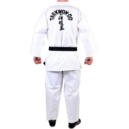MAR-039 | White ITF Taekwondo Student Uniform + FREE BELT - Uniforms