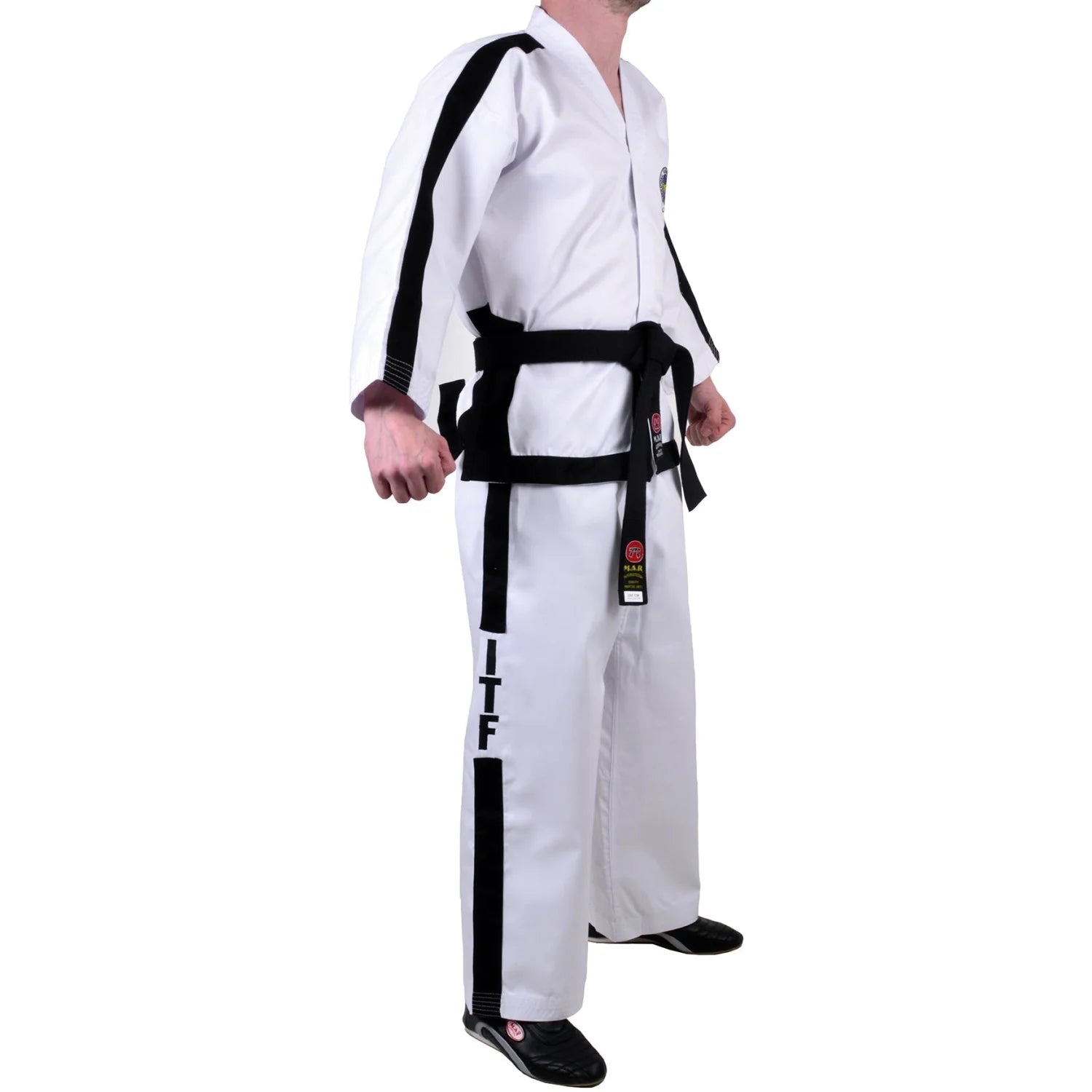 MAR-041 | ITF White Taekwondo Uniform for Top Pros/Masters - Uniforms