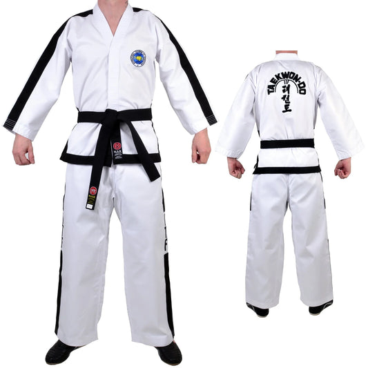 MAR-041 | ITF White Taekwondo Uniform for Top Pros/Masters - Uniforms