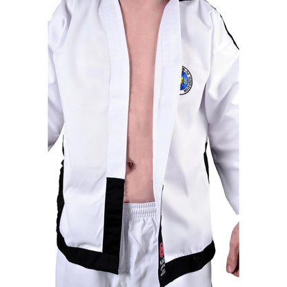 MAR-041 | ITF White Taekwondo Uniform for Top Pros/Masters - Uniforms