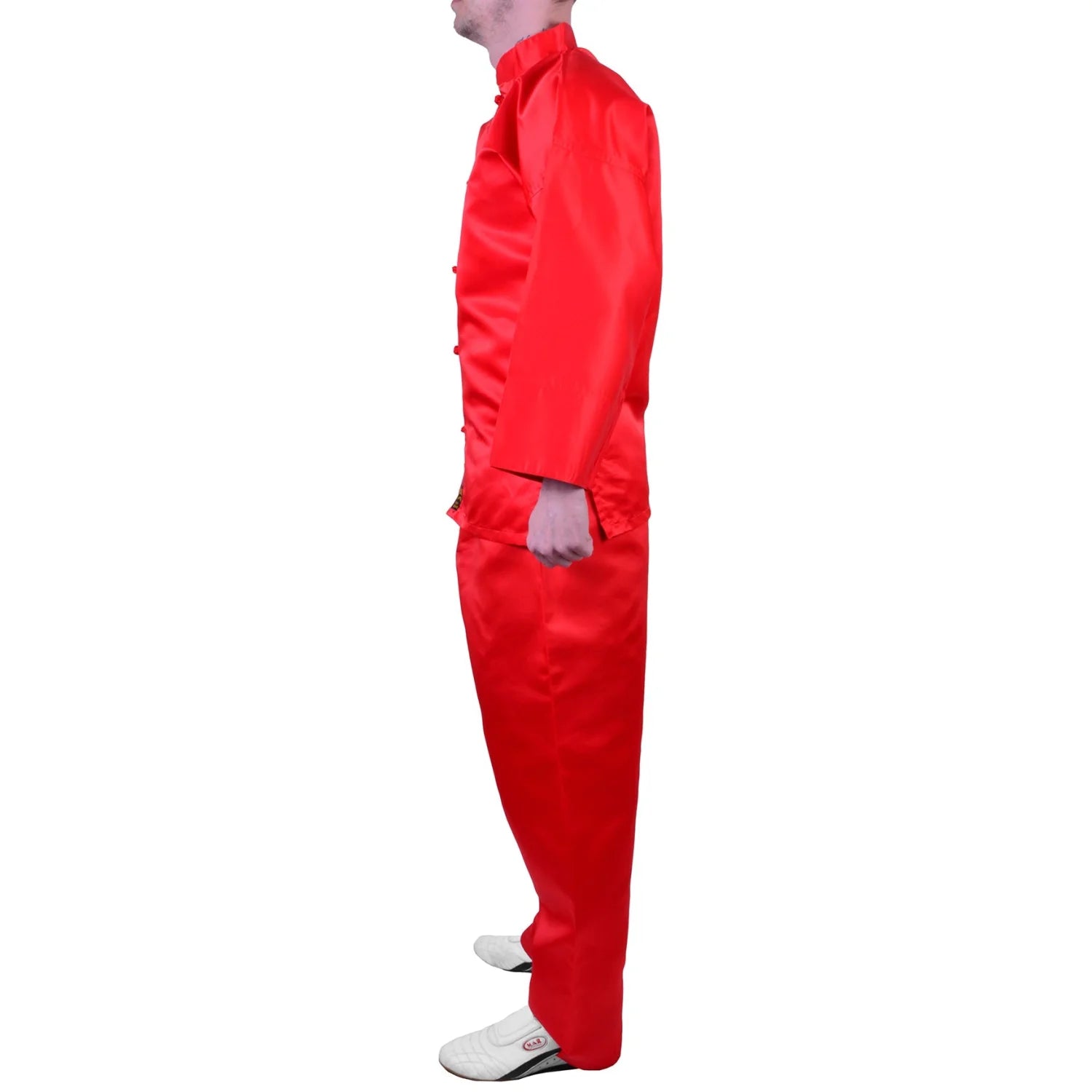 MAR-047A | Martial Arts Kung-Fu Uniform (Red) - Uniforms