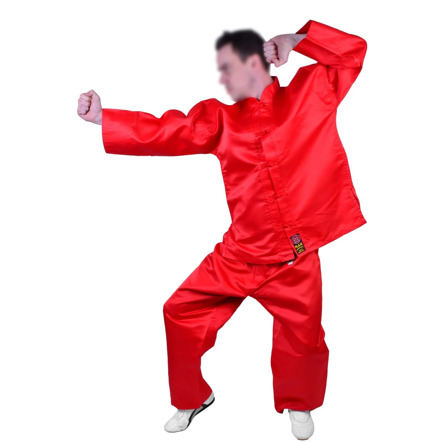MAR-047A | Martial Arts Kung-Fu Uniform (Red) - Uniforms