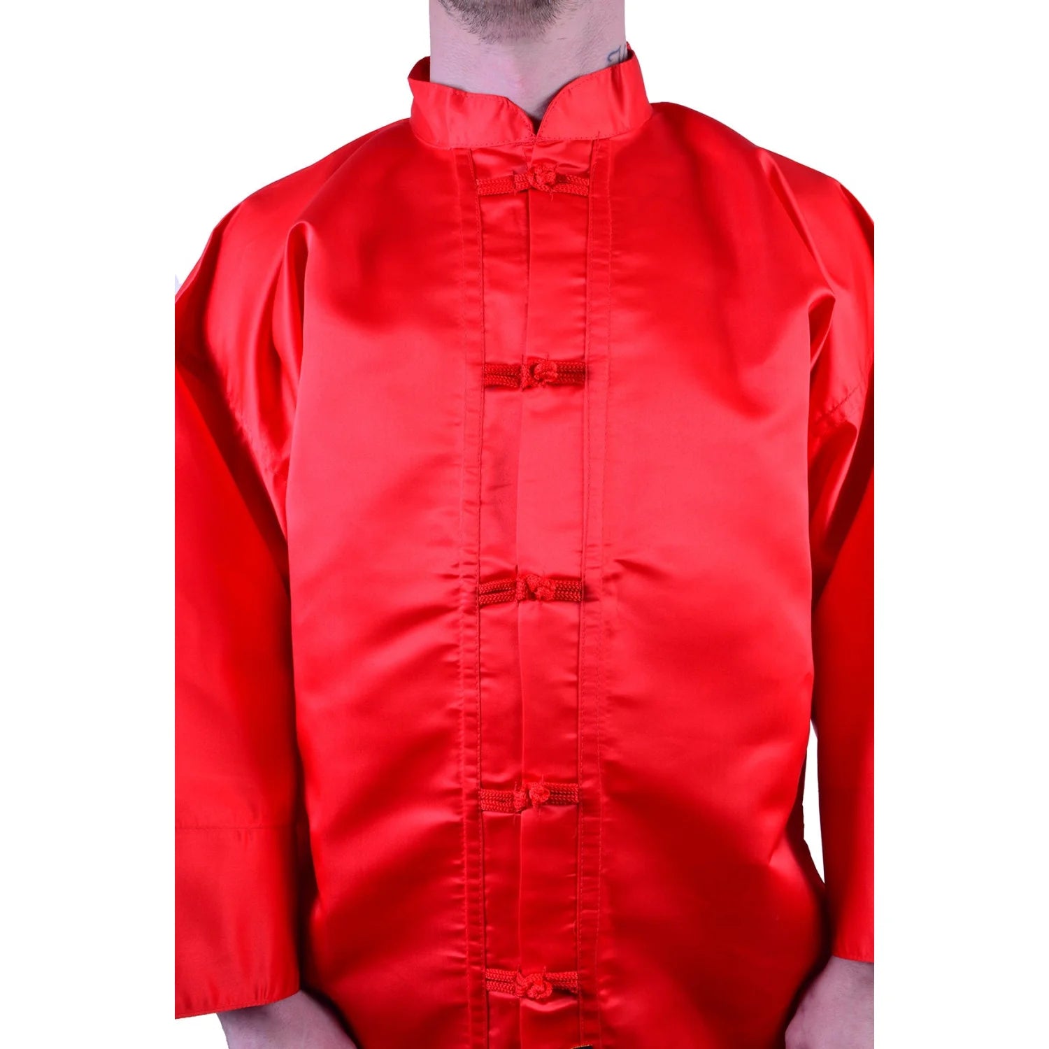 MAR-047A | Martial Arts Kung-Fu Uniform (Red) - Uniforms