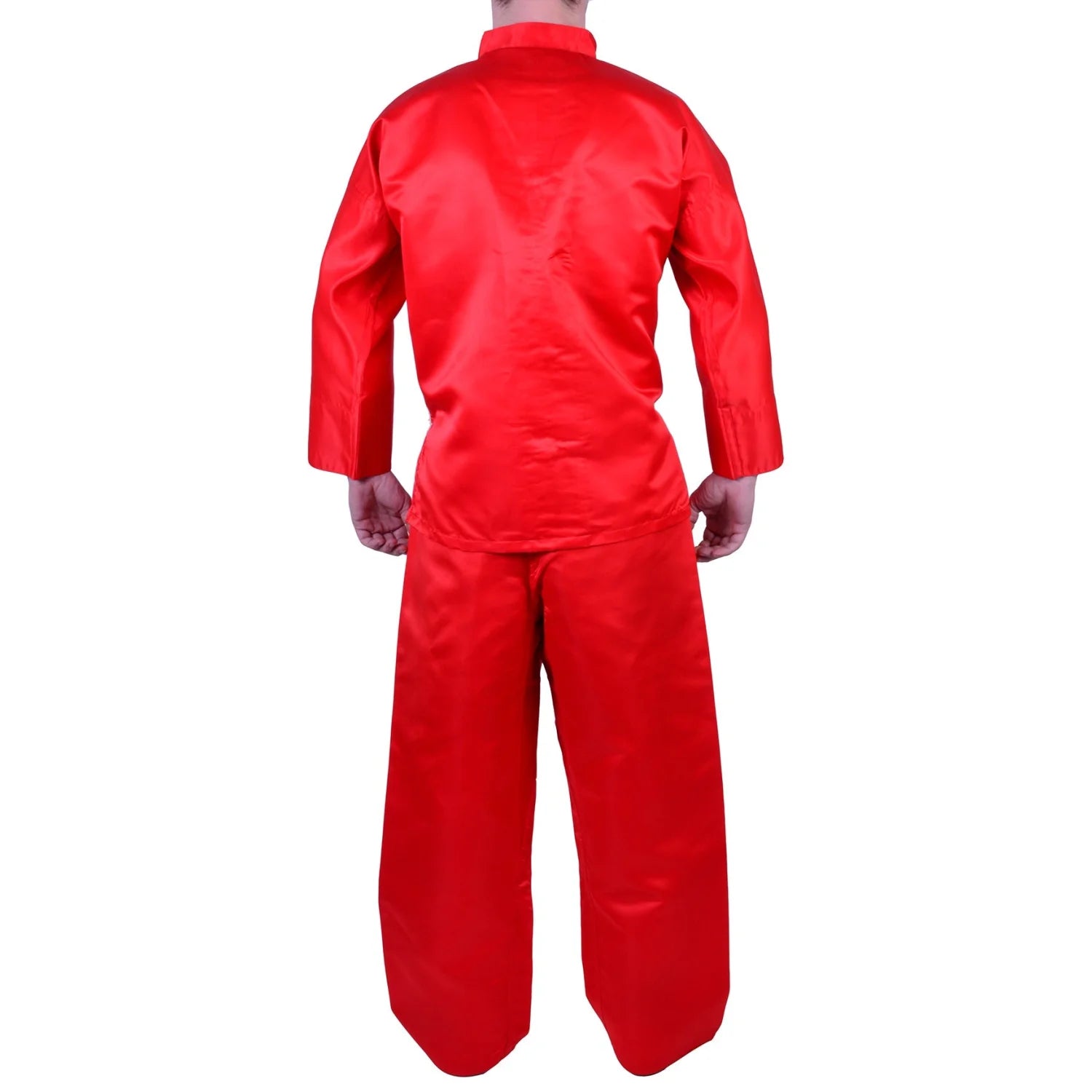 MAR-047A | Martial Arts Kung-Fu Uniform (Red) - Uniforms