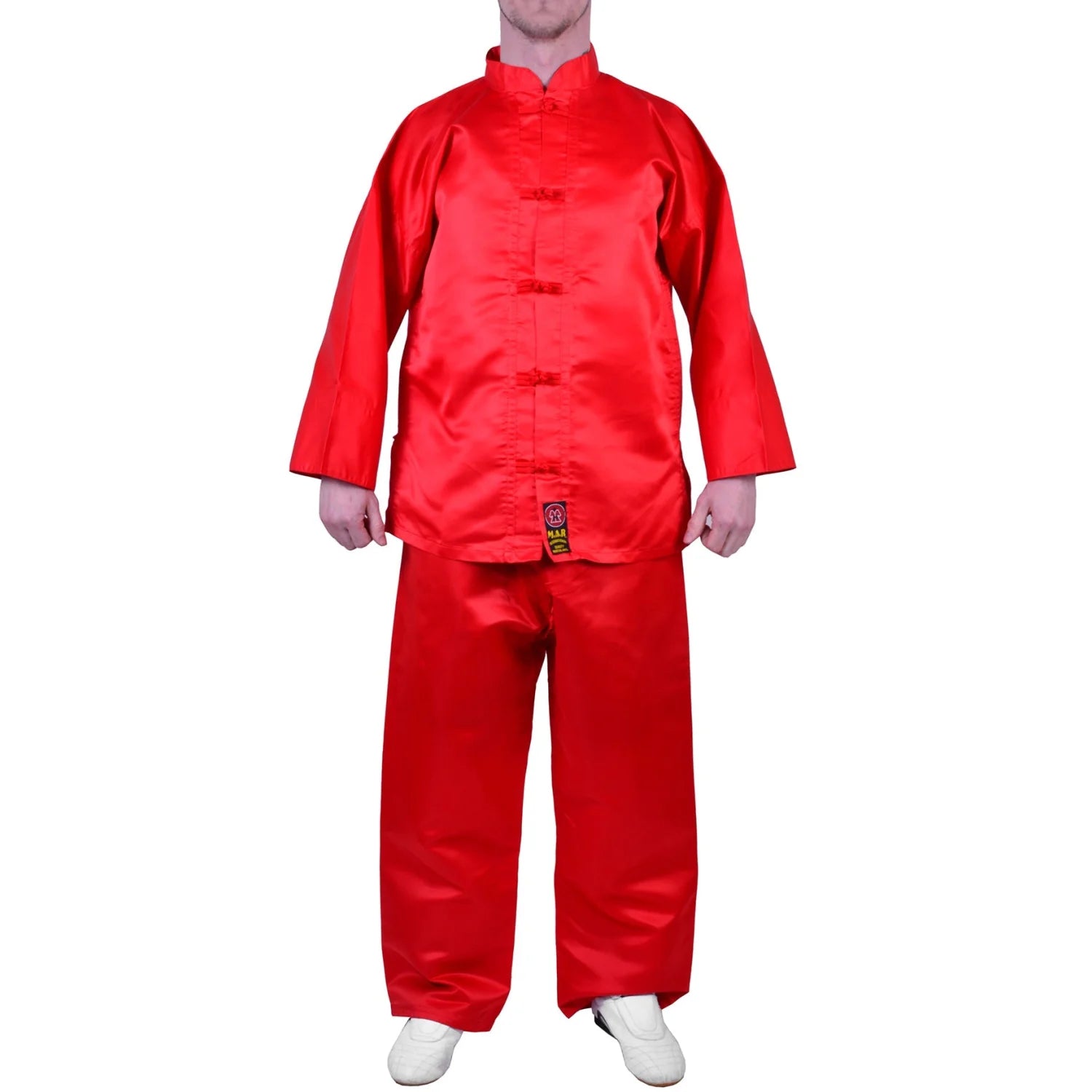 MAR-047A | Martial Arts Kung-Fu Uniform (Red) - Uniforms