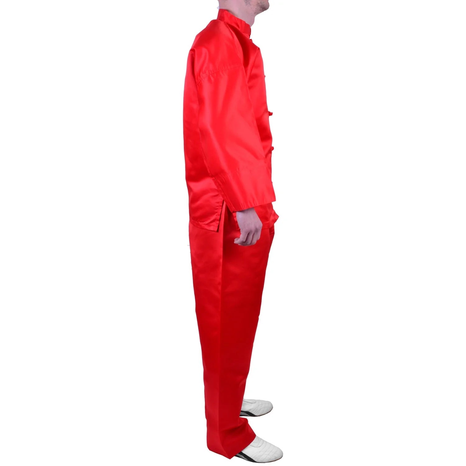 MAR-047A | Martial Arts Kung-Fu Uniform (Red) - Uniforms