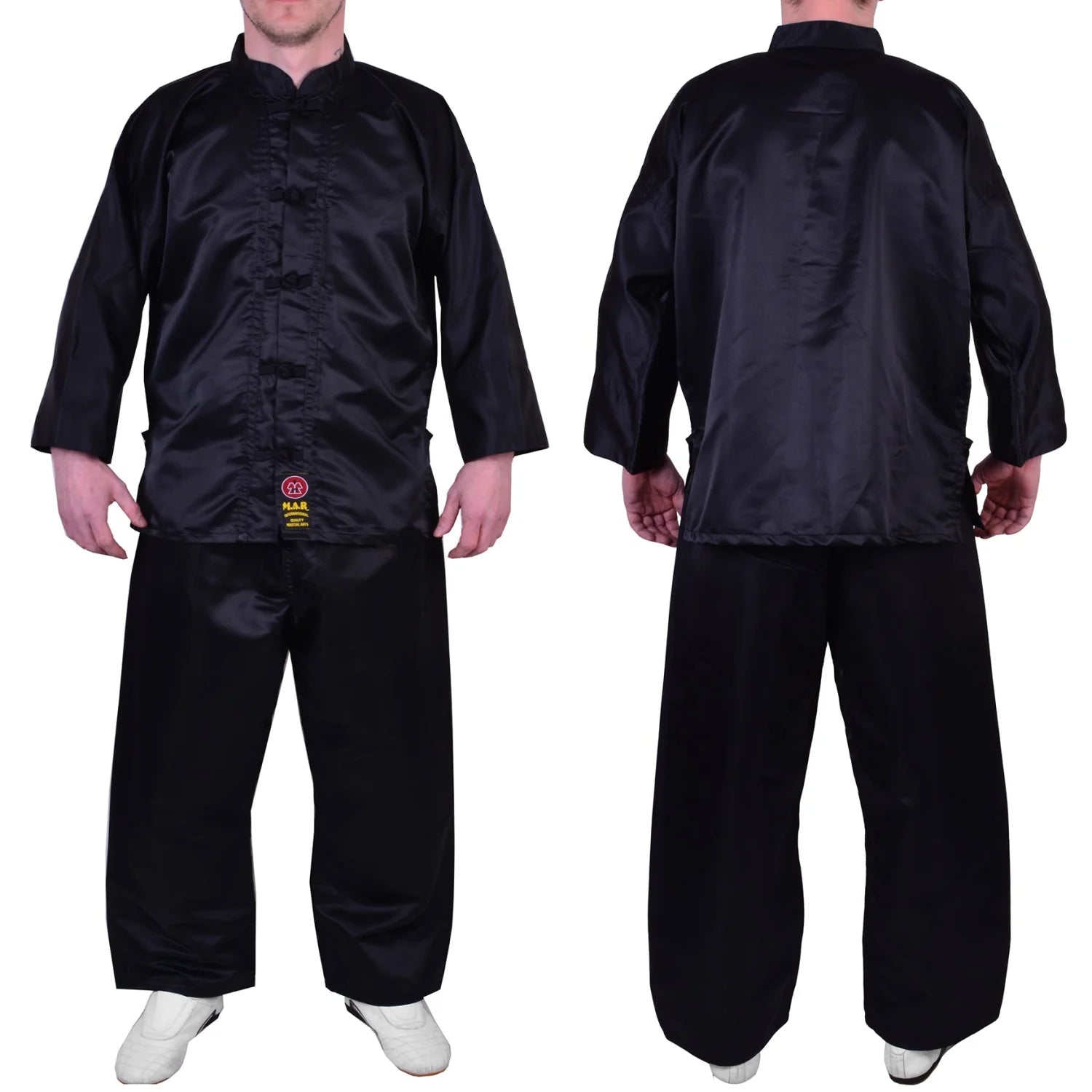 MAR-047B | Martial Arts Kung-Fu Uniform (Black) - Uniforms