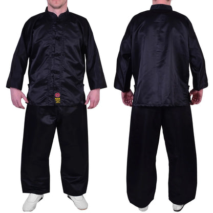MAR-047B | Martial Arts Kung-Fu Uniform (Black) - Uniforms