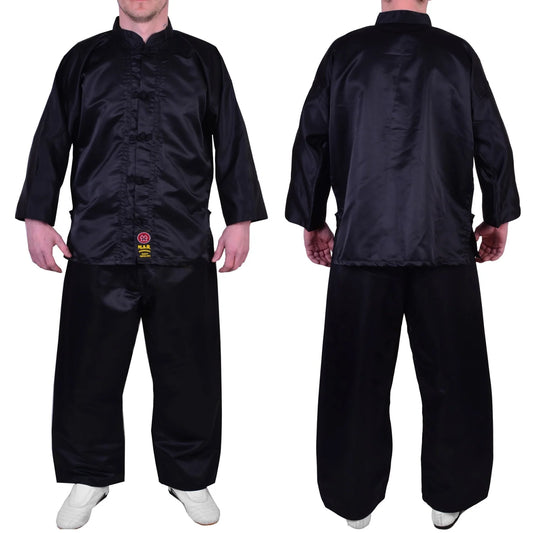 MAR-047B | Martial Arts Kung-Fu Uniform (Black) - Uniforms