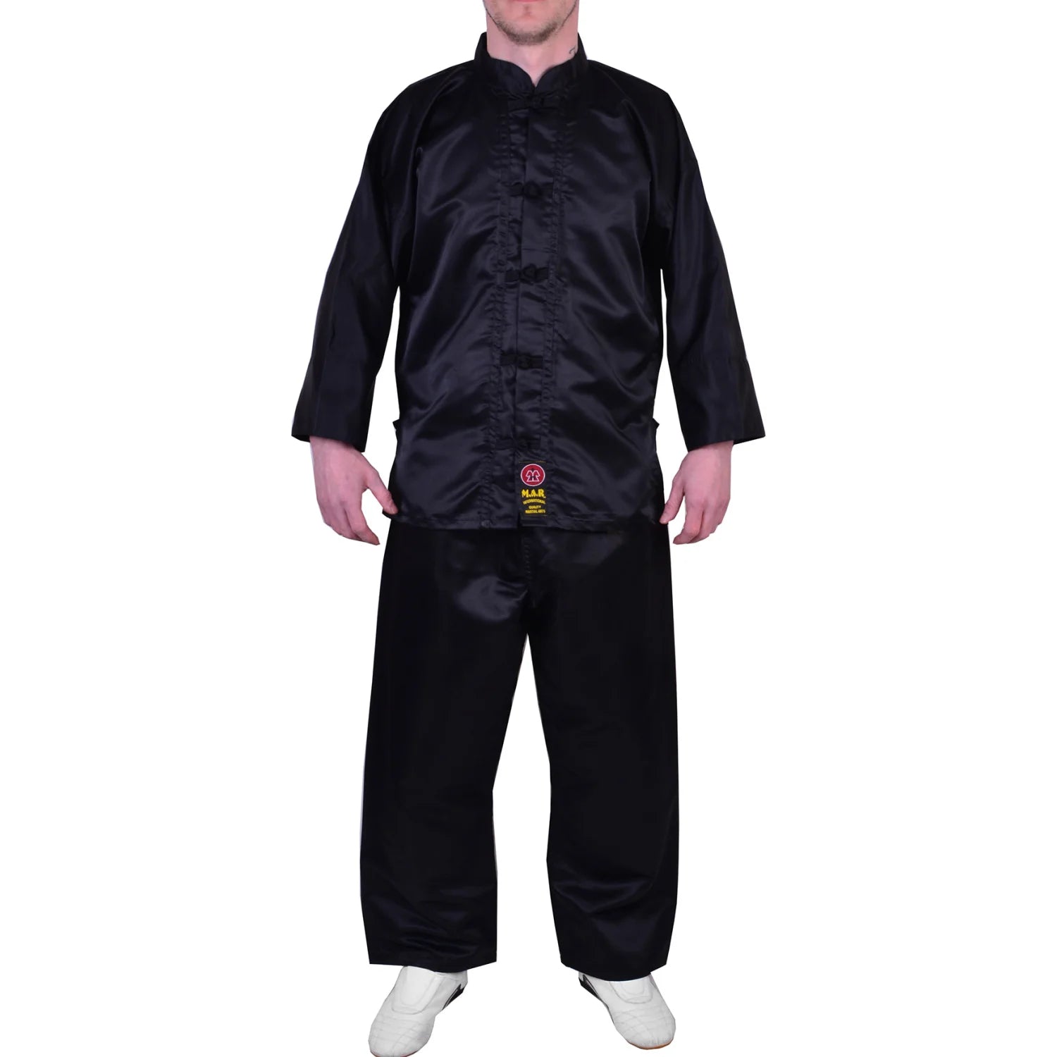 MAR-047B | Martial Arts Kung-Fu Uniform (Black) - Uniforms