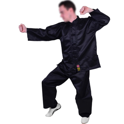 MAR-047B | Martial Arts Kung-Fu Uniform (Black) - Uniforms