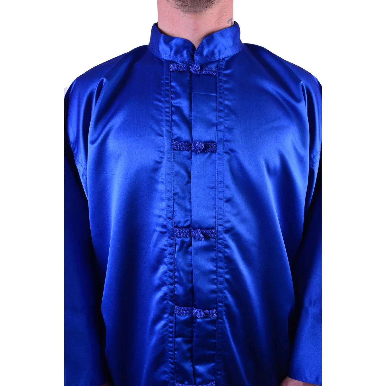 MAR-047C | Martial Arts Kung-Fu Uniform (Blue) - Uniforms