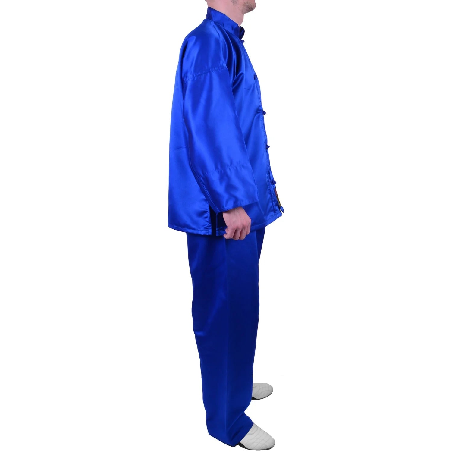 MAR-047C | Martial Arts Kung-Fu Uniform (Blue) - Uniforms