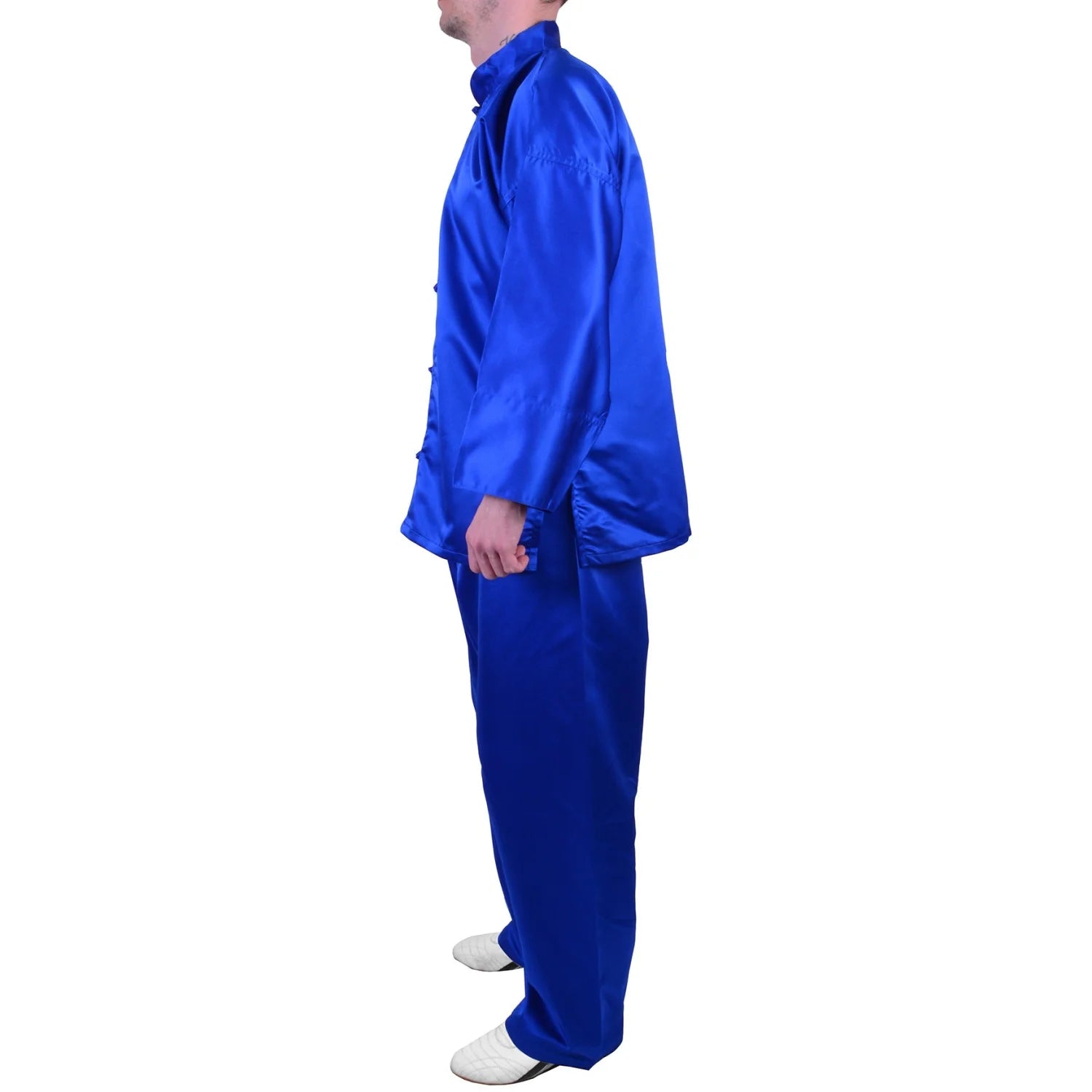 MAR-047C | Martial Arts Kung-Fu Uniform (Blue) - Uniforms