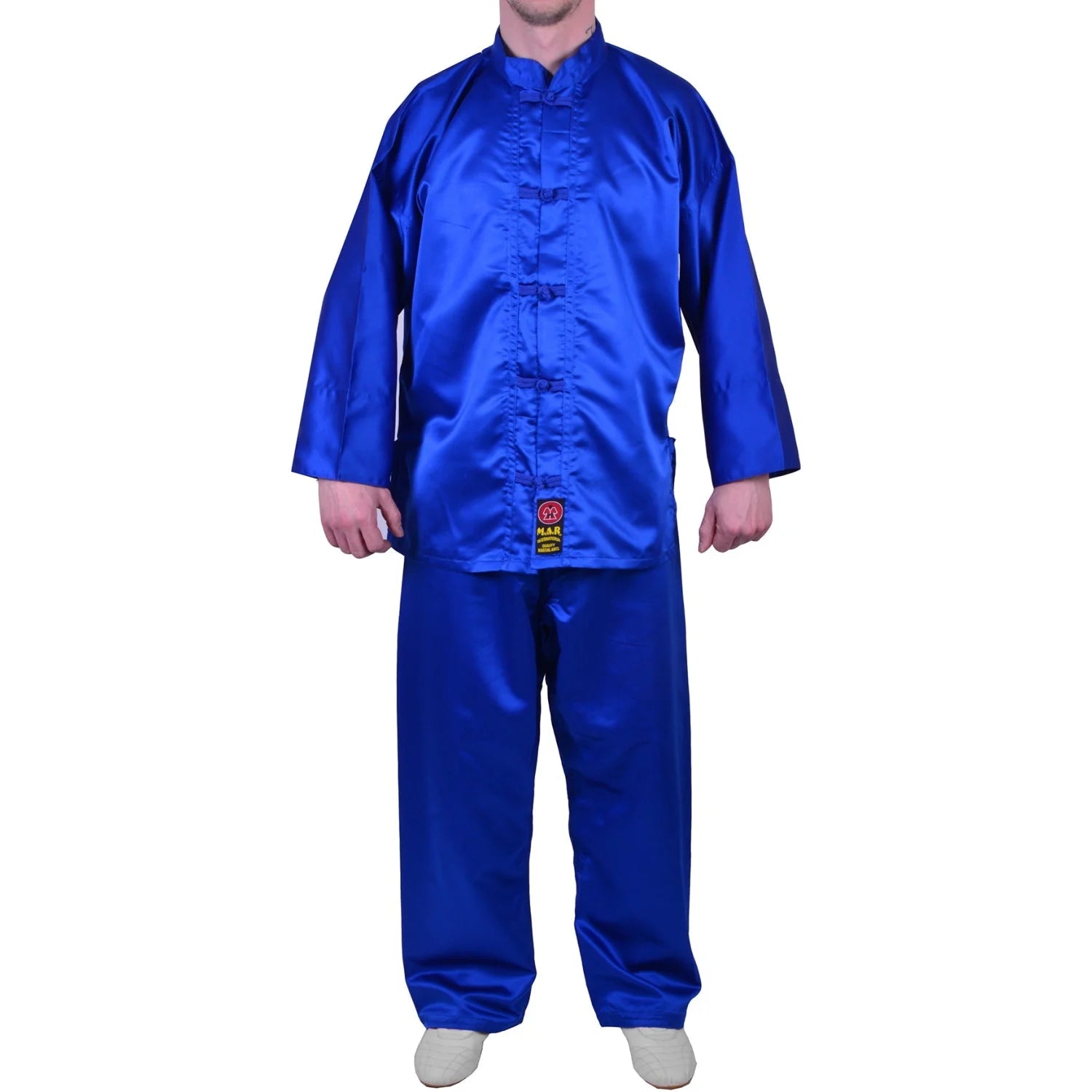 MAR-047C | Martial Arts Kung-Fu Uniform (Blue) - Uniforms