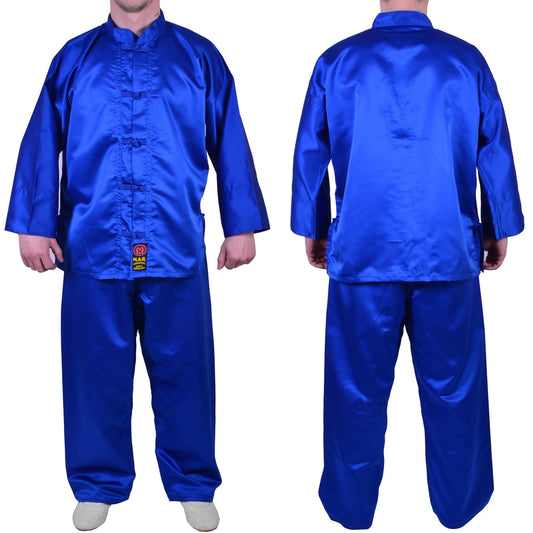 MAR-047C | Martial Arts Kung-Fu Uniform (Blue) - Uniforms