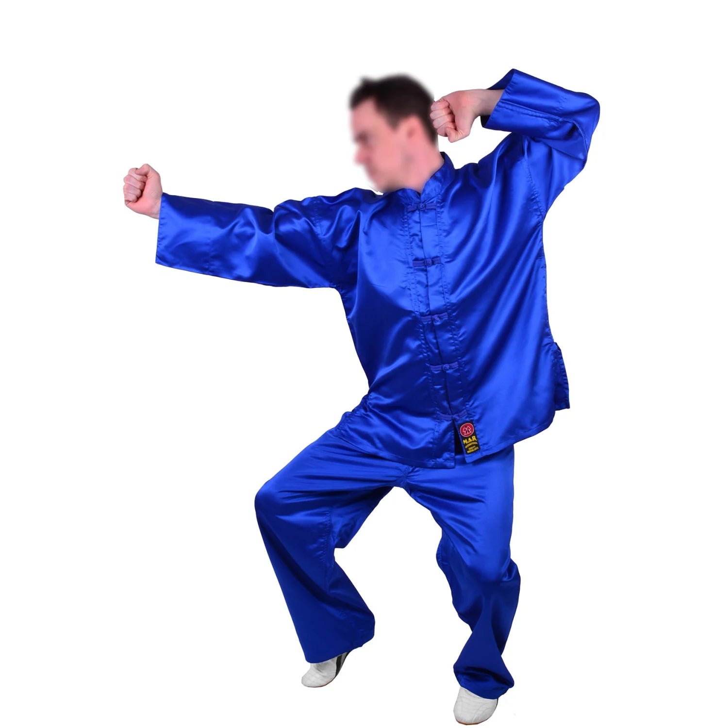 MAR-047C | Martial Arts Kung-Fu Uniform (Blue) - Uniforms