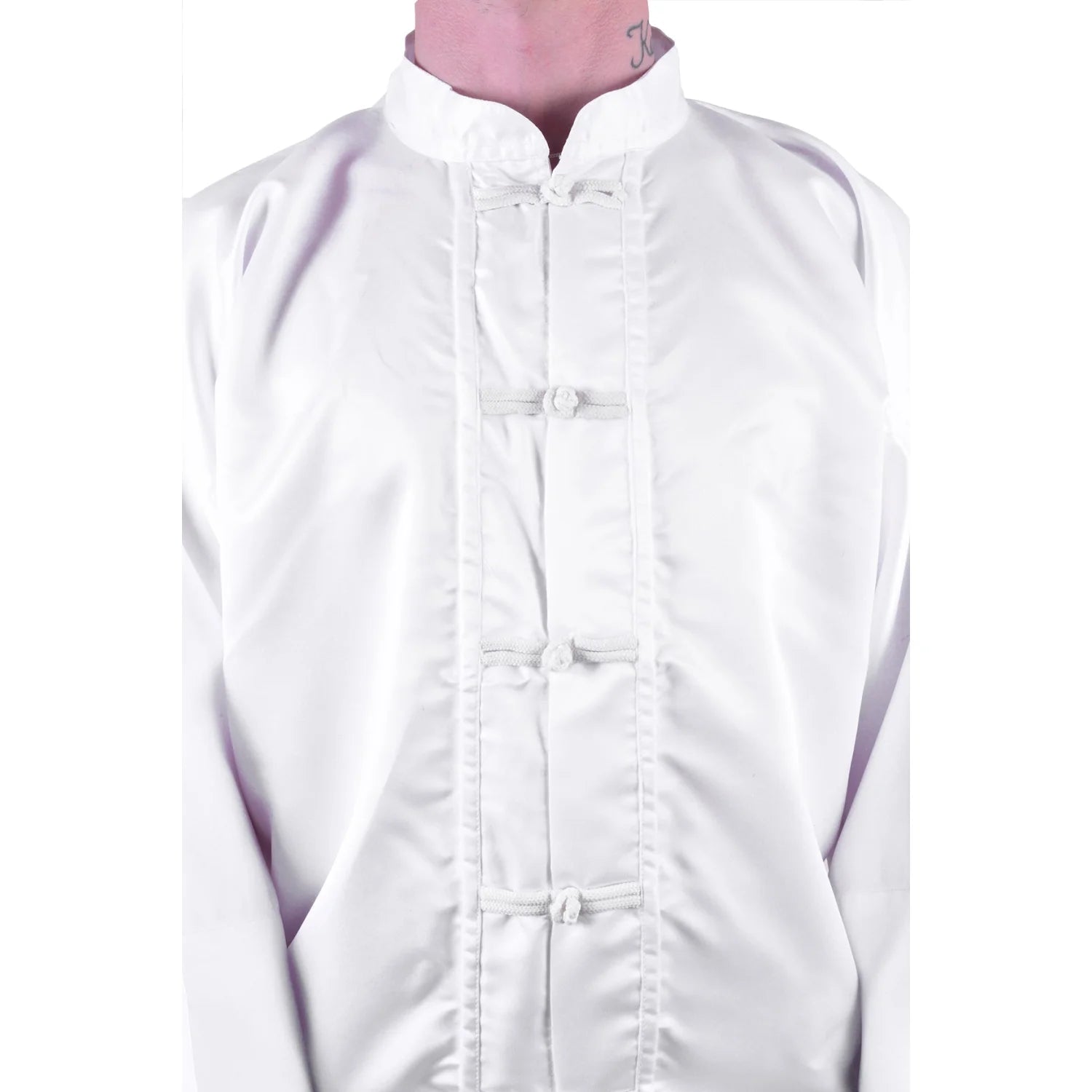 MAR-047D | Martial Arts Kung-Fu Uniform (White) - Uniforms