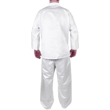 MAR-047D | Martial Arts Kung-Fu Uniform (White) - Uniforms