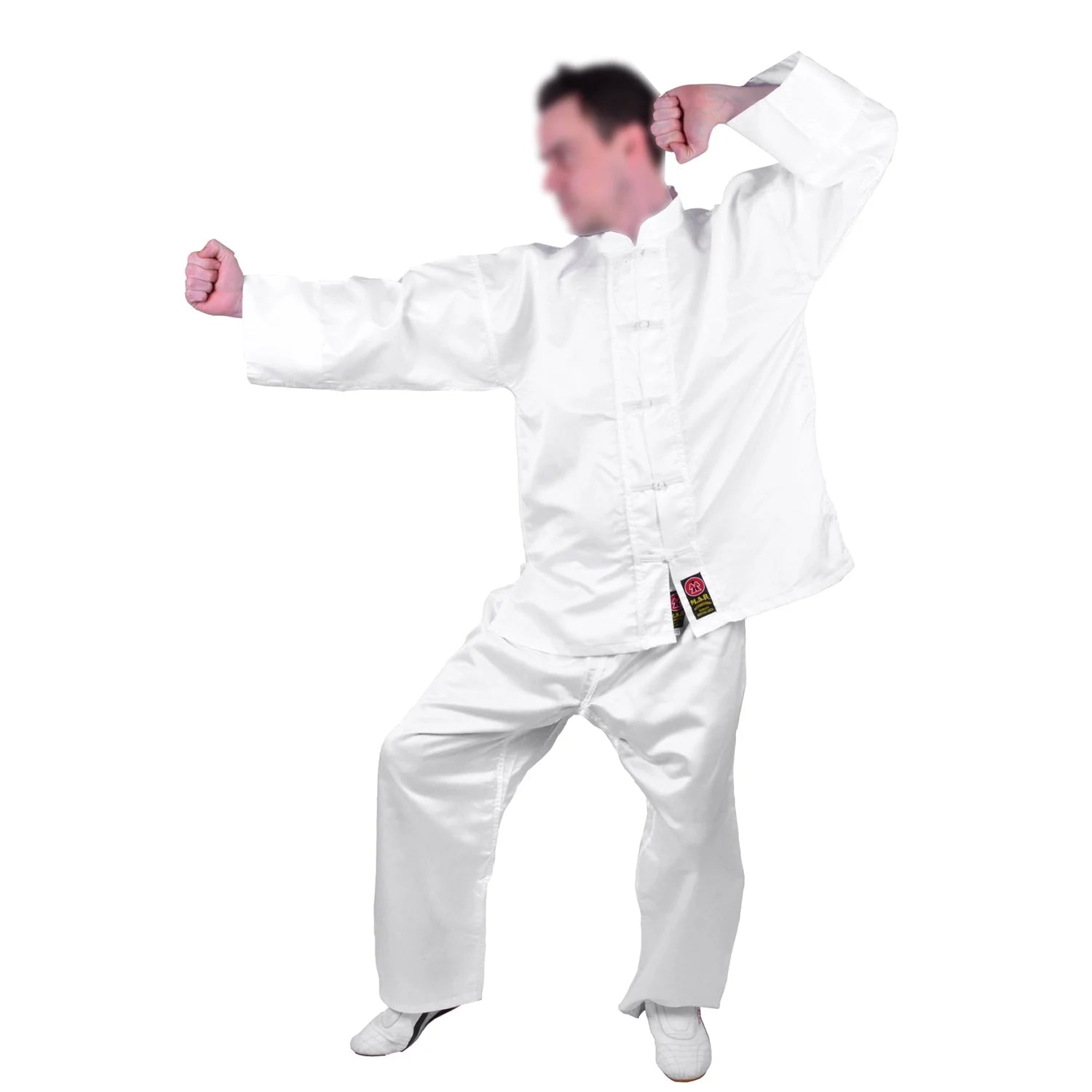 MAR-047D | Martial Arts Kung-Fu Uniform (White) - Uniforms