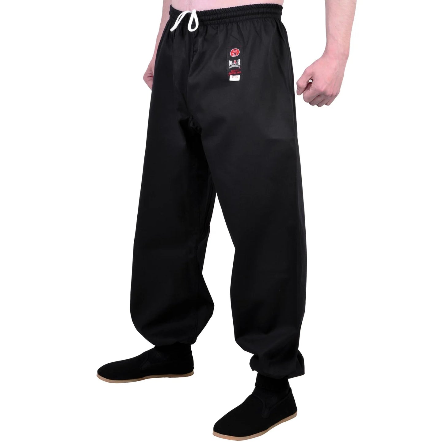 MAR-048 | Kung-Fu Trousers w/ Elasticated Ankles - Trousers