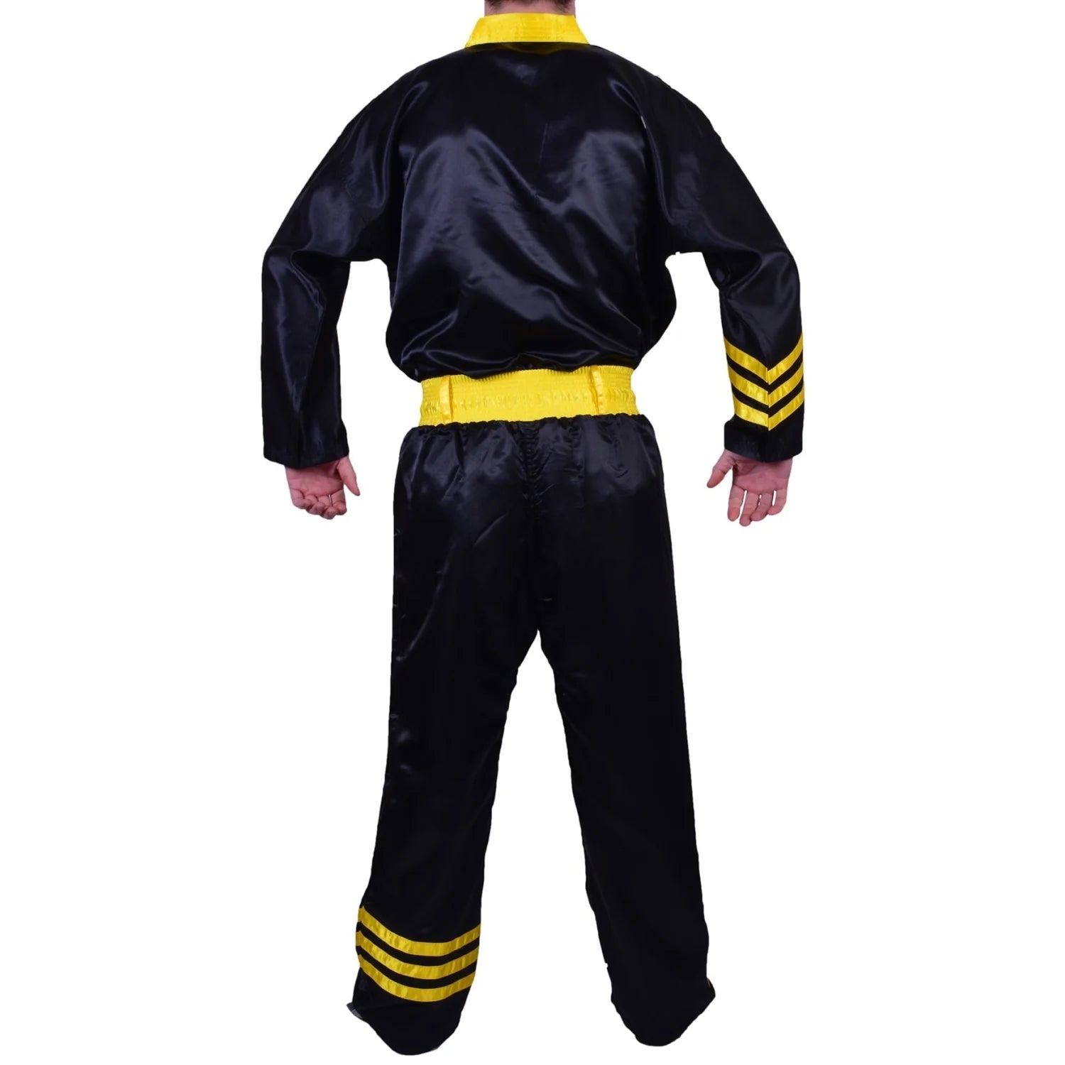 MAR-053A | Black & Yellow Freestyle Uniform w/ Stripes/Stars - Uniforms