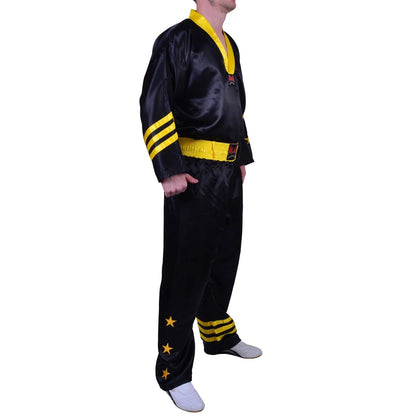 MAR-053A | Black & Yellow Freestyle Uniform w/ Stripes/Stars - Uniforms