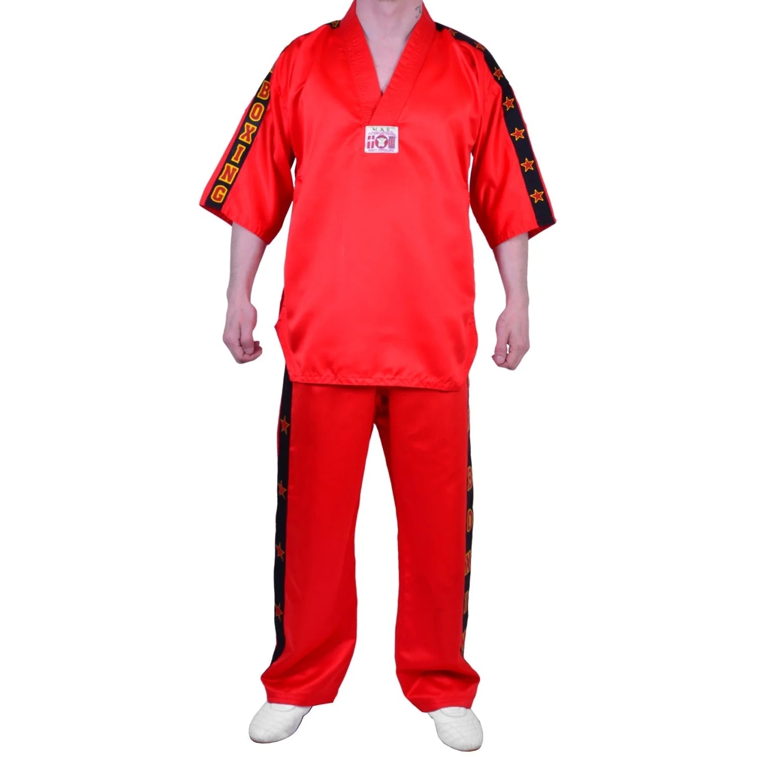 MAR-057 | Red Kickboxing Training & Competition Uniform - Uniforms