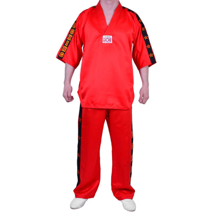 MAR-057 | Red Kickboxing Training & Competition Uniform - Uniforms