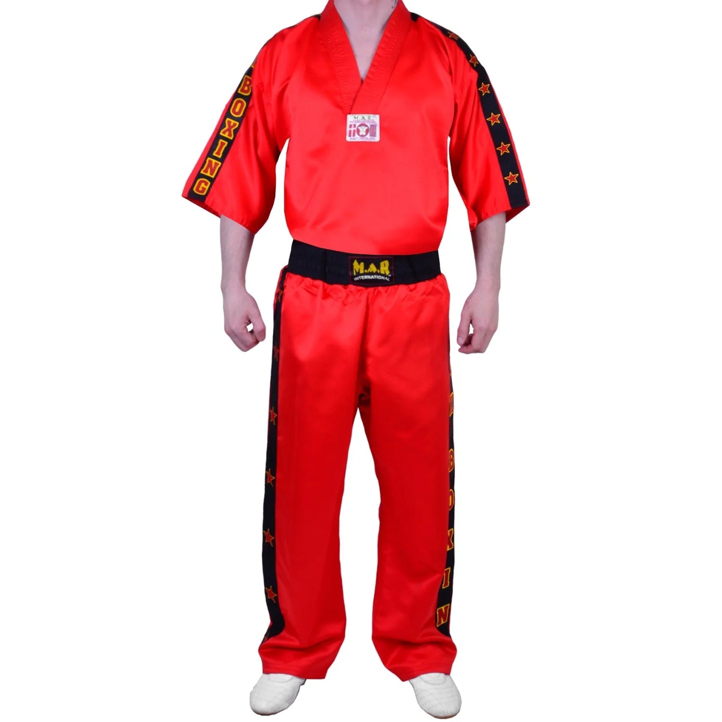 MAR-057 | Red Kickboxing Training & Competition Uniform - Uniforms