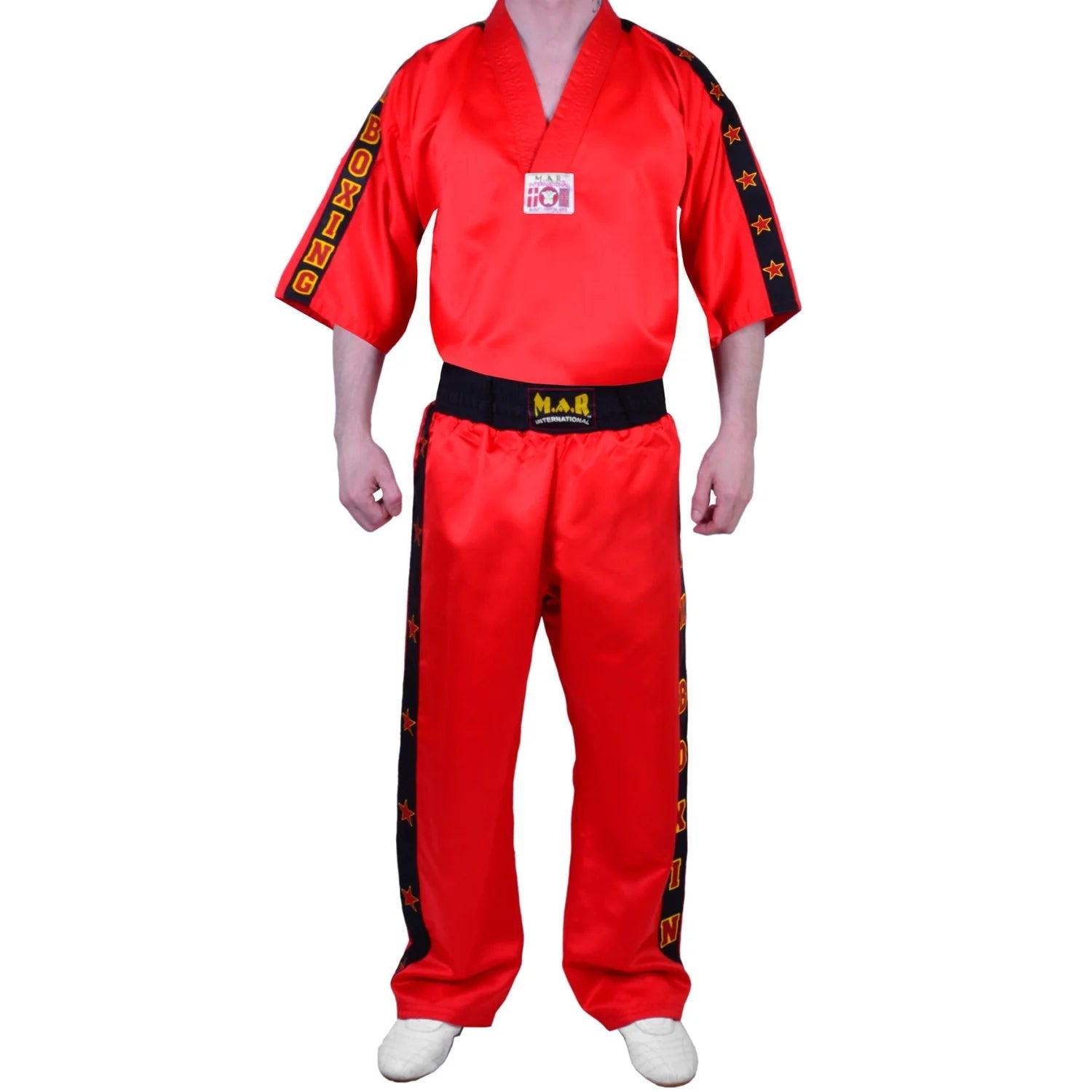 MAR-057 | Red Kickboxing Training & Competition Uniform - Uniforms