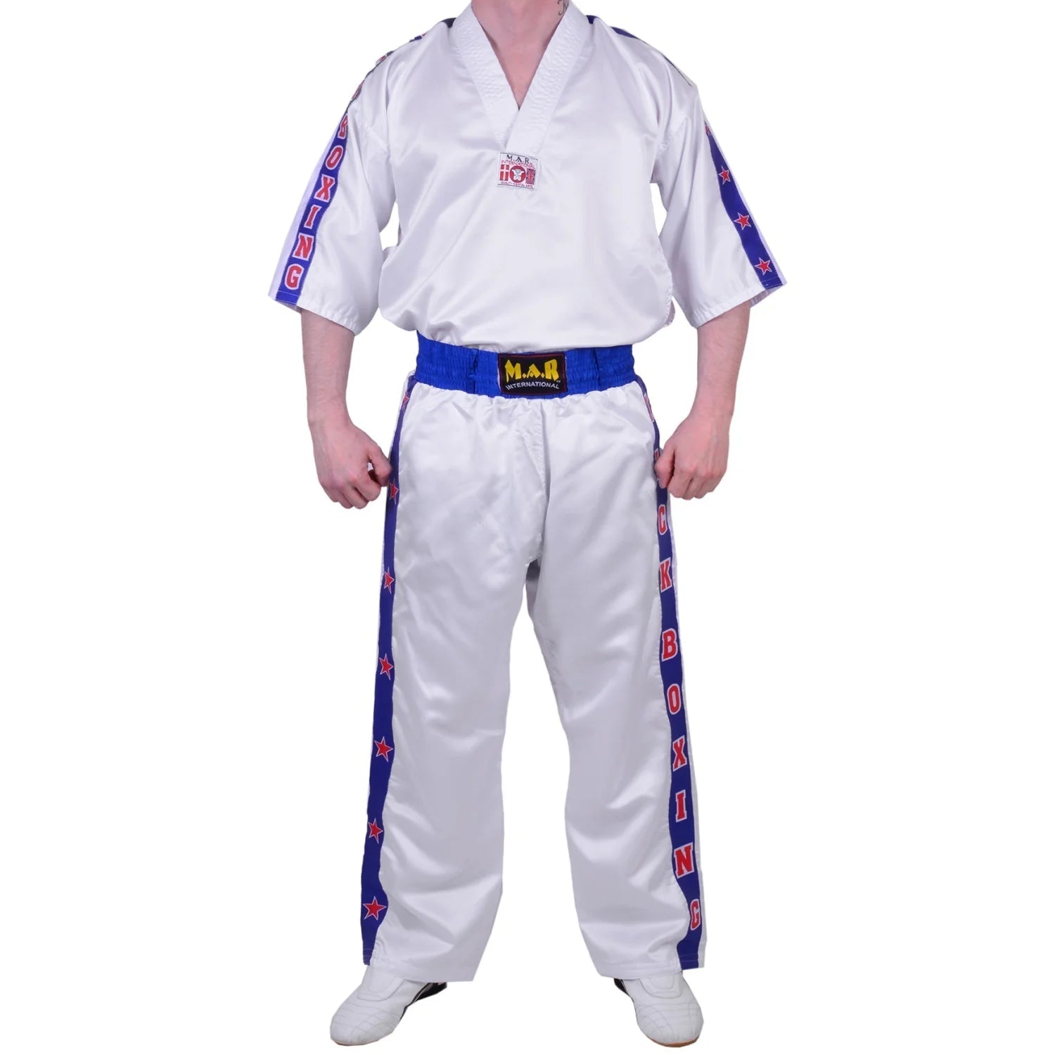MAR-059 | White Kickboxing Training & Competition Uniform - Uniforms