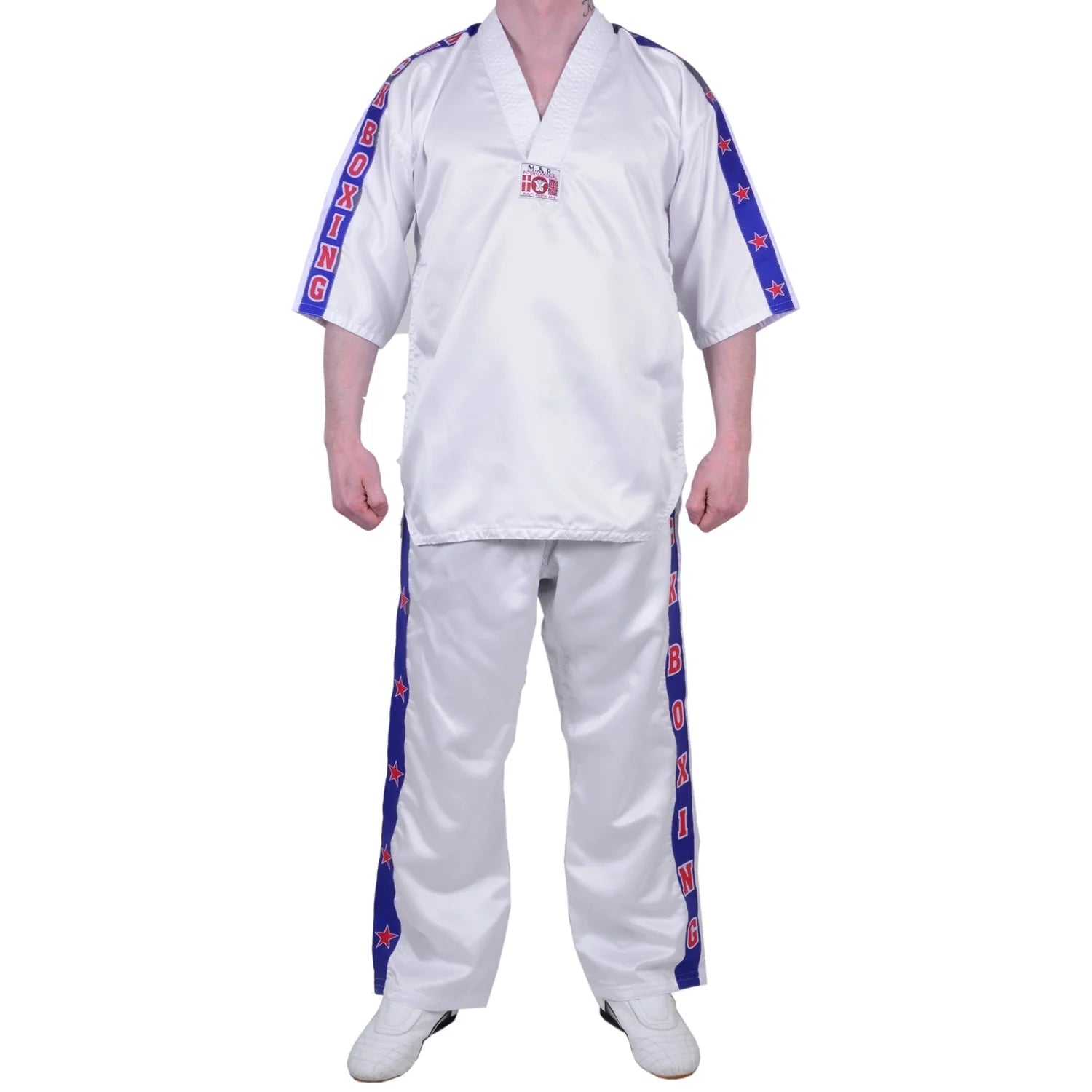 MAR-059 | White Kickboxing Training & Competition Uniform - Uniforms