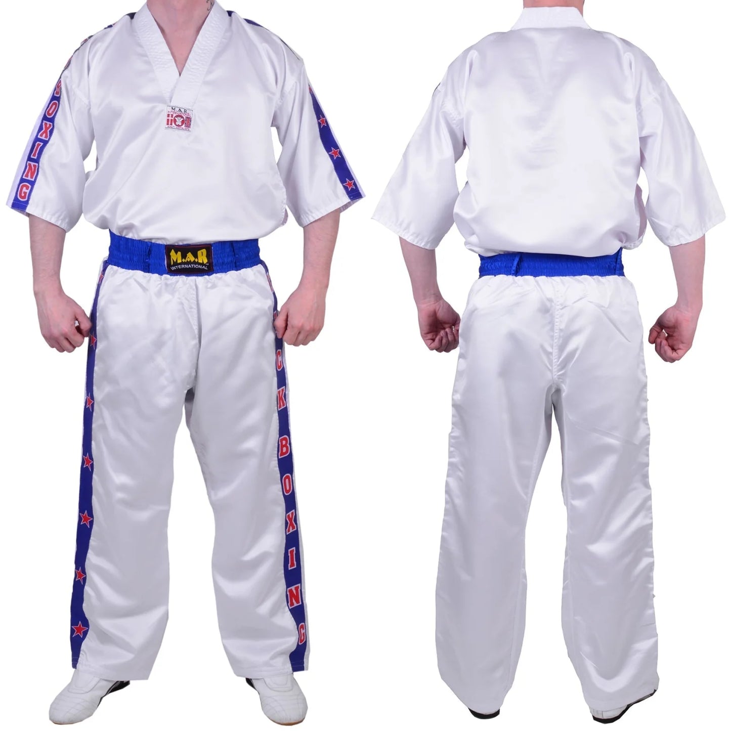MAR-059 | White Kickboxing Training & Competition Uniform - Uniforms