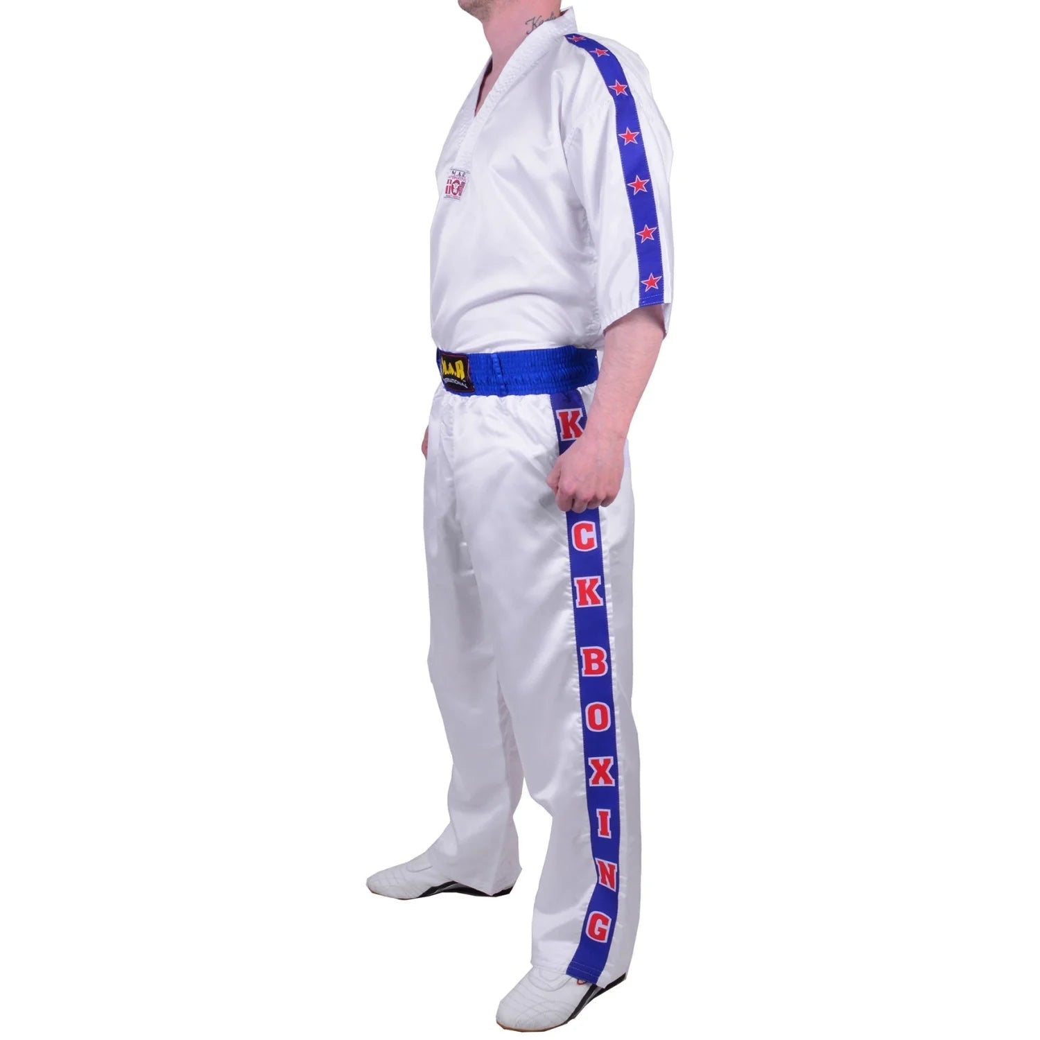MAR-059 | White Kickboxing Training & Competition Uniform - Uniforms