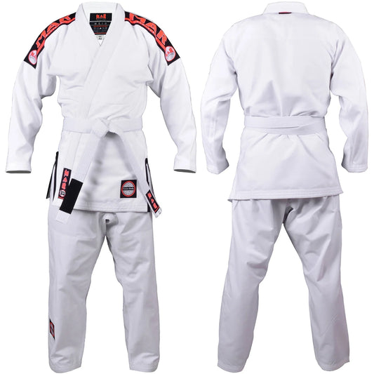 MAR-060B | White Brazilian Jiu-Jitsu Uniform - Uniforms