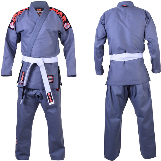 MAR-061D | Grey Brazilian Jiu-Jitsu Uniform - Uniforms